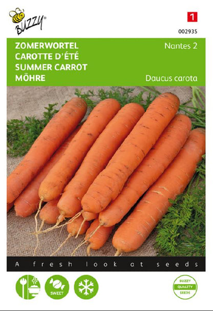 Sommarmorot ‘Nantes 2’ fröpåse framifrån – Buzzy®