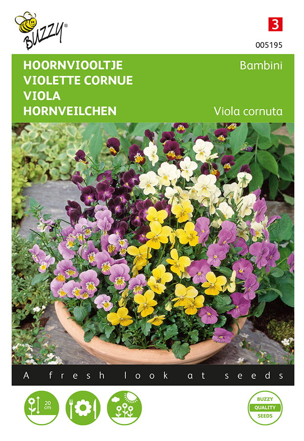 Sarviorvokki Bambini Mixed fröpåse framifrån – Buzzy®