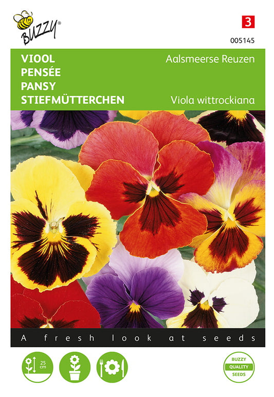Pensé Aalsmeer Giants Mixed fröpåse framifrån – Buzzy®