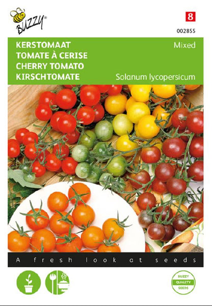 Cherry Tomatoes Mixed tomaatin frön – Buzzy®
