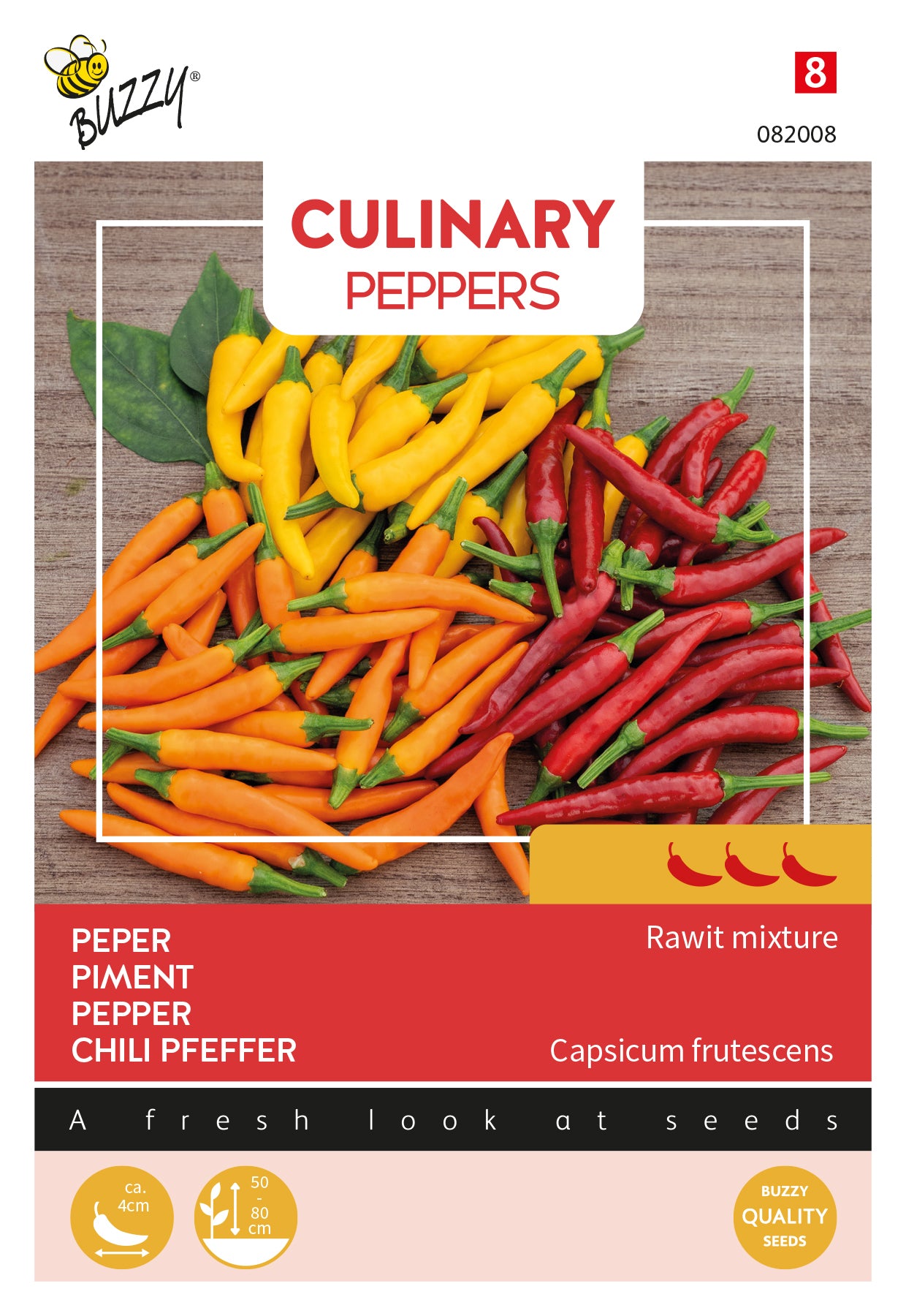 Rawit Mix chili siemenet – Buzzy Capsicum frutescens